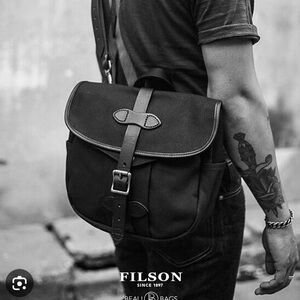 Filson Rugged Twill Field Bag Small Black - never Used Made in the USA